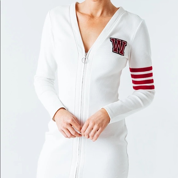 Varsity Zipper Dress - Picture 3 of 5